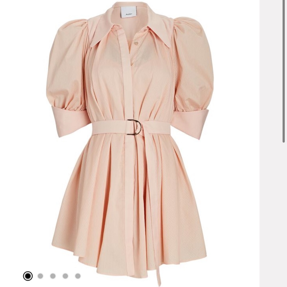 Acler Peach Mini Dress